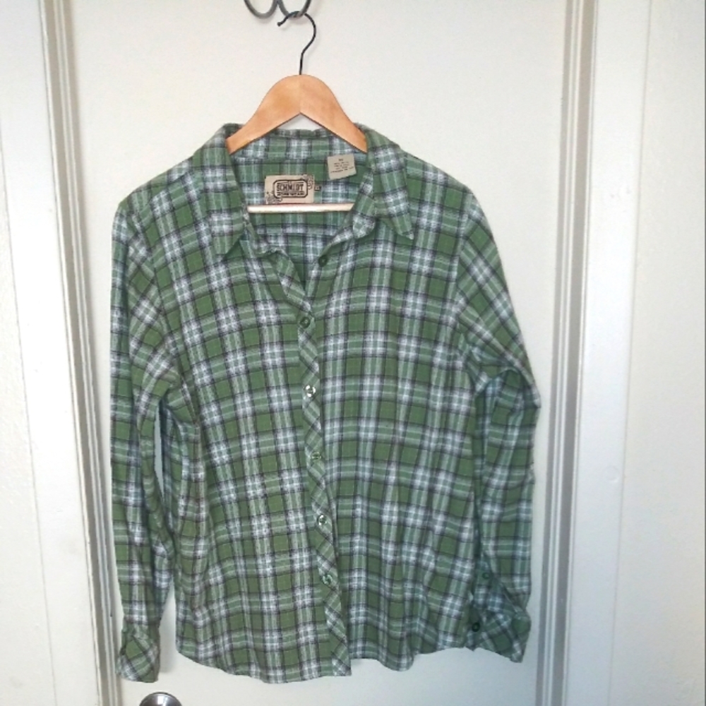 C.E. Schmidt Workwear Women's Plaid Top Size XL